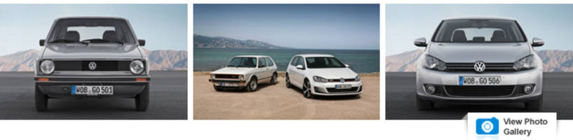 Forty Years a Golf: A Pictorial History of VW’s Compact Hatch